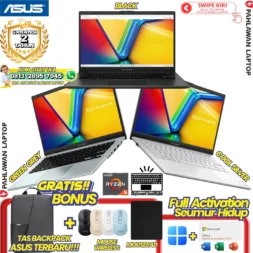 LAPTOP BARU! ASUS VivoBook Go 14 E1404FA RYZEN 5 RAM 8 GB SSD 512 GB