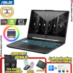 LAPTOP BARU! ASUS TUF GAMING A15 RYZEN 7 170 RAM16 GB SSD 512 GB VGA NVIDIA RTX3050