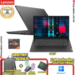 LAPTOP BARU! LENOVO V14 G4 RYZEN 5 7520U RAM 16 GB SSD 512 GB GREY