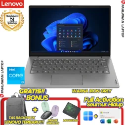 LAPTOP BARU! LENOVO V14 G5 CORE i3 GEN 13 RAM 8 GB SSD 256 GB