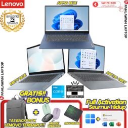 LAPTOP BARU! LENOVO IdeaPad Slim 3i CORE i3 GEN 13 TERBARU RAM 8 GB SSD 256 GB