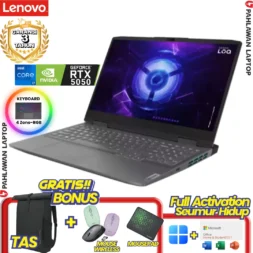 LAPTOP BARU! LENOVO GAMING LOQ CORE i7 GEN 13 DUAL VGA NVIDIA RTX5050 VRAM 8 GB