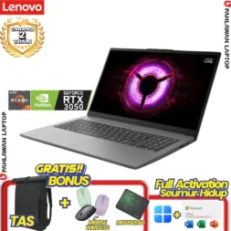 LAPTOP BARU! LENOVO LOQ GAMING LOQ 15 ESSENTIAL RAM 16 GB AMD RYZEN 7-7735HS VGA NVIDIA RTX3050