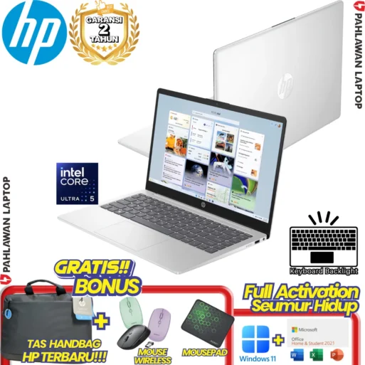 LAPTOP BARU! HP 14 EP1118TU Core Ultra 5 125H RAM 16 GB SSD 512 GB
