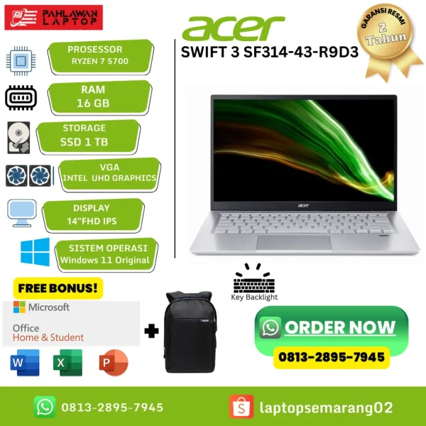 ACER SWIFT 3 SF314-43-R9D3