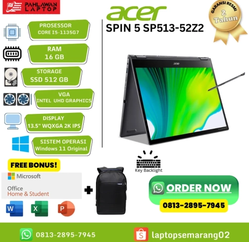 ACER SPIN 5 SP513-52Z2