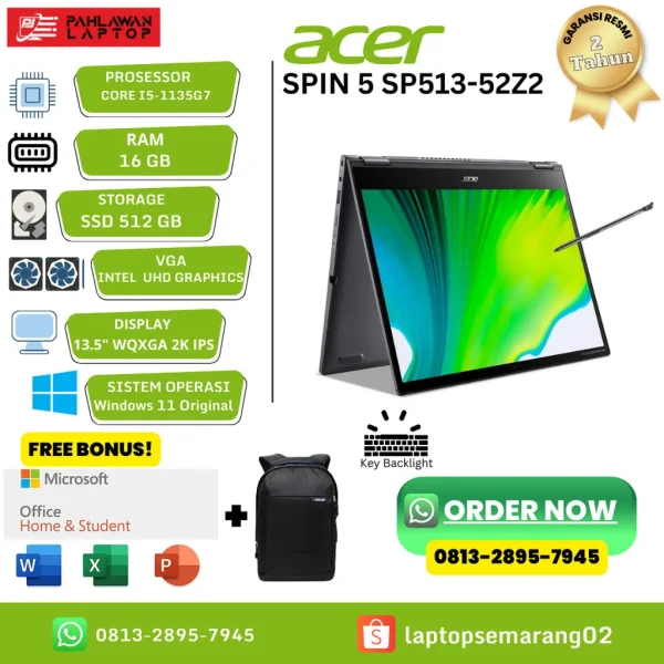 ACER SPIN 5 SP513-52Z2