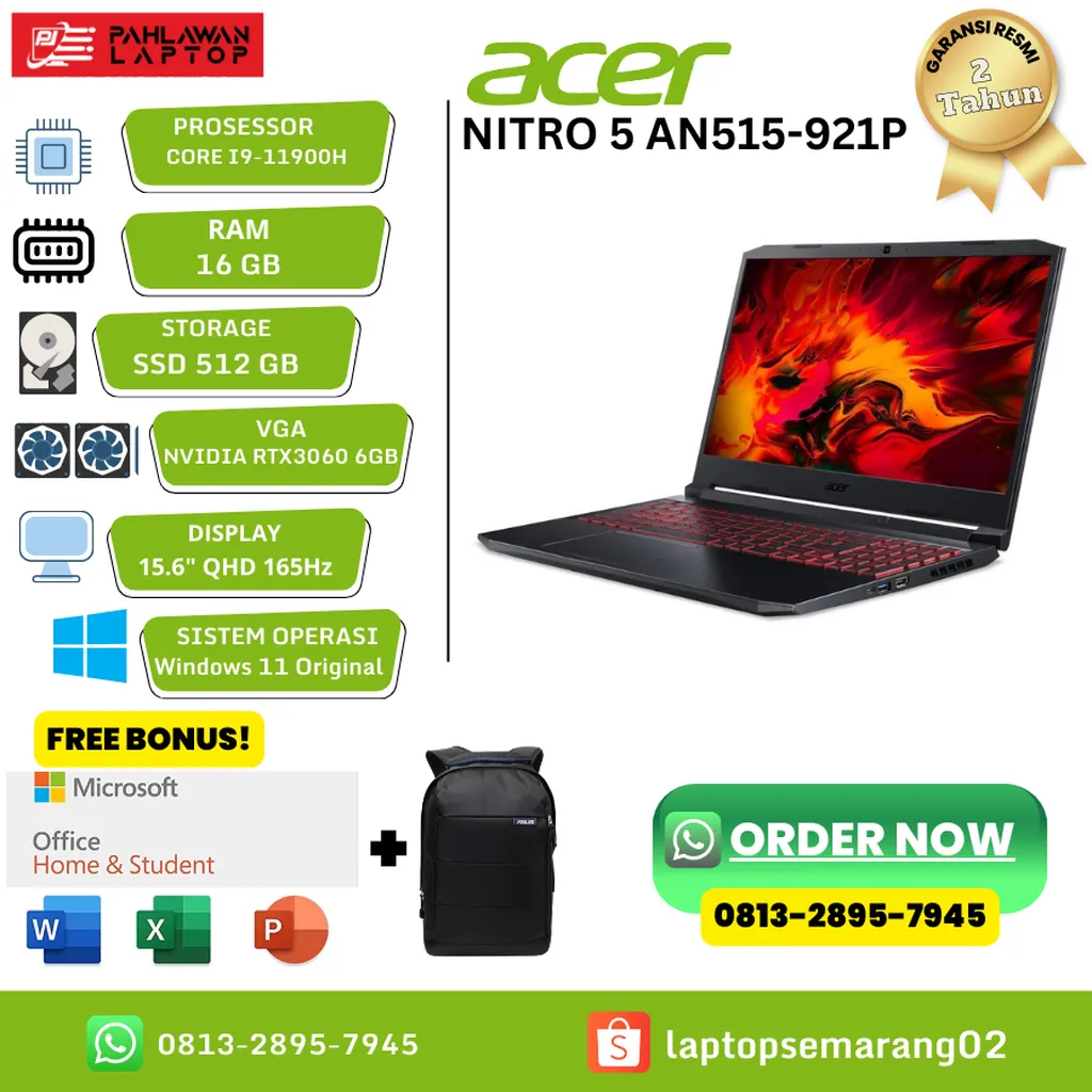 ACER NITRO 5 AN515-921P ACER NITRO 5 AN515-921P