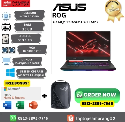 ASUS ROG G513QY-R9X8G6T-O11 Strix_result